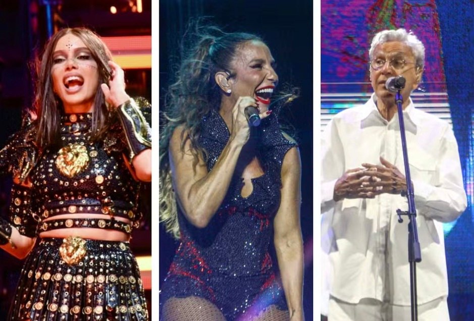 Arena Brasileira em SP terá transmissão dos jogos e shows de Anitta, Ivete e Caetano